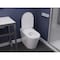 Anzzi Echo Elongated Smart Toilet Bidet in White with Auto Open, Auto Flush, Voice and Wifi Controls TL-ST950WIFI-WH - alternate 2
